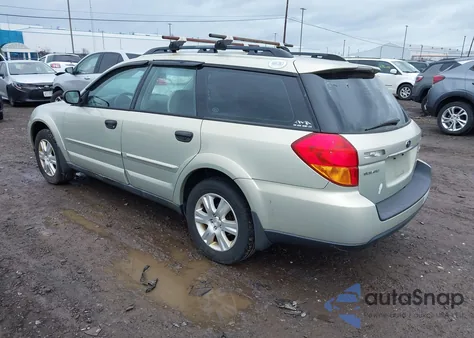 2005 Subaru Outback 2.5I из США, поврежденный, VIN 4S4BP61C857383891